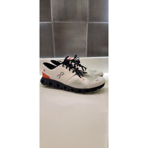 On Cloud X 3 Running Sneakers Ivory Flame Mens Sz. 10 New Athletic Shoe Lace Up